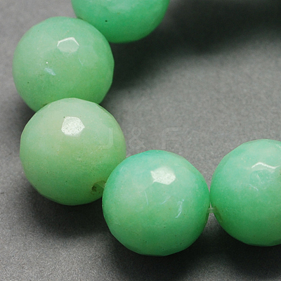 Natural White Jade Bead Strands G-R166-12mm-M2-1