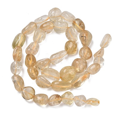 Heated Natural Citrine Beads Strands G-L650-I01-01-1
