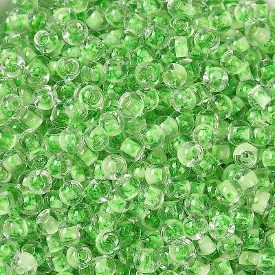Transparent Inside Colours Glass Seed Beads SEED-A032-04C-1