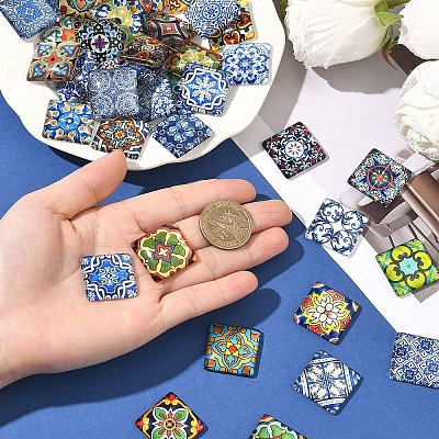 2Bags 2 Styles Glass Cabochons GGLA-YW0001-26-1