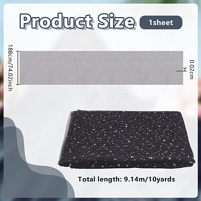 Polyester Gauze Fabric DIY-WH0759-44B-1