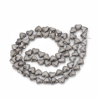Electroplate Non-magnetic Synthetic Hematite Beads Strands G-T061-101I-1