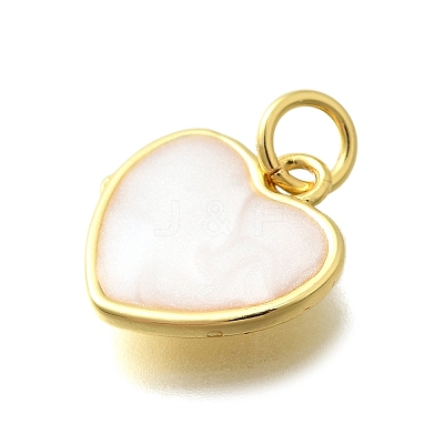 Brass with Enamel Pendants KK-D295-26G-03-1