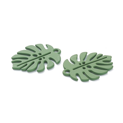 Baking Paint Alloy Pendants ENAM-I051-01B-1