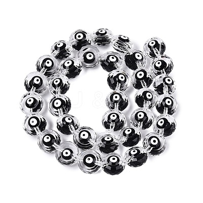 Glass Enamel Beads Strands GLAA-Q112-01A-01-1
