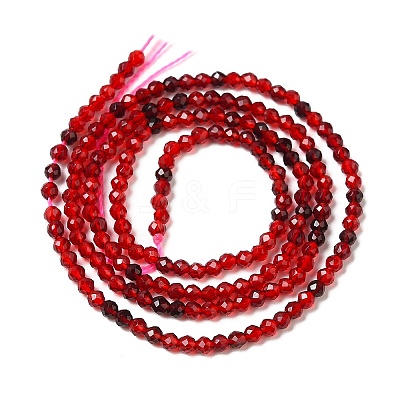 Transparent Glass Beads Strands GLAA-H027-01C-1