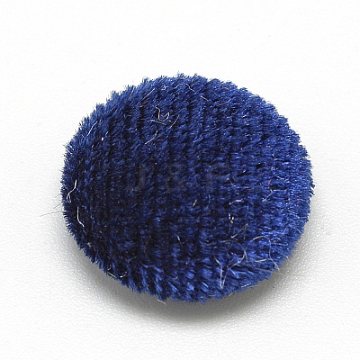 Velvet Cloth Fabric Covered Cabochons WOVE-S084-11E-1