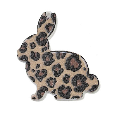 Easter Printed Acrylic Pendants OACR-E044-02G-1