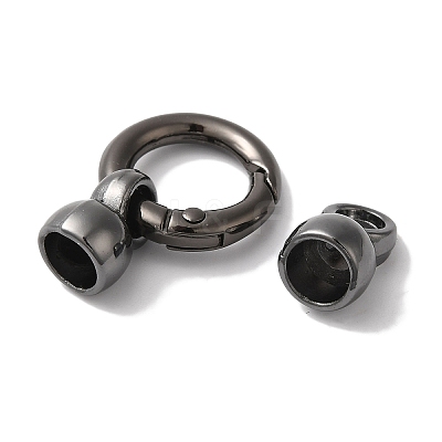 Ring Rack Plating Brass Spring Gate Rings KK-A225-05A-B-1