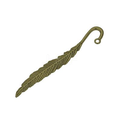 Tibetan Style Alloy Bookmark Findings TIBEP-Q075-08AB-LF-1