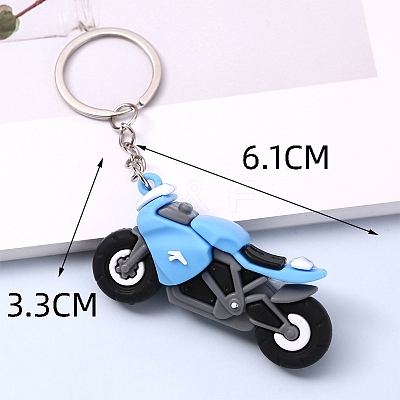 Motorcycle PVC Bag Keychain PW-WGC870C-02-1
