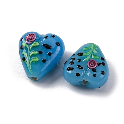 Handmade Lampwork Beads LAMP-G165-01C-1