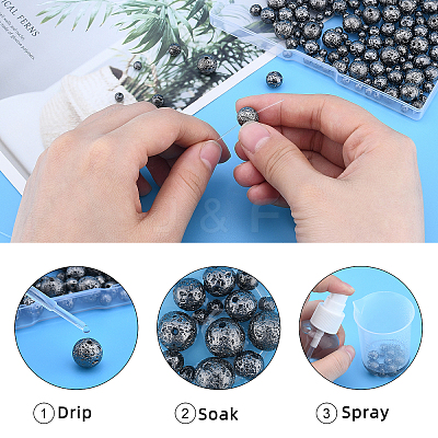 DIY Bead Stretch Bracelets Making Kits DIY-NB0004-59-1