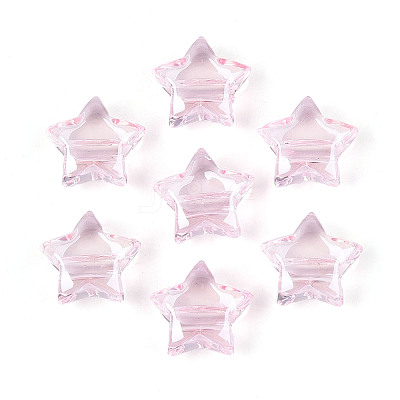 Transparent Acrylic Beads TACR-T028-63A-1