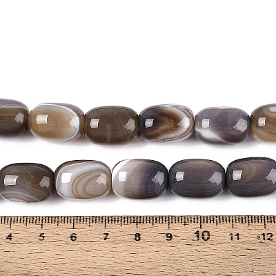 Natural Agate Beads Strands G-N356-02A-02-1