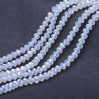 Electroplate Glass Beads Strands LS-EGLA-A034-J1mm-B06-1