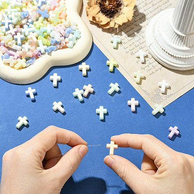 Opaque Acrylic Beads SACR-CJC0001-34-1-1
