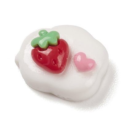Opaque Resin Cabochons RESI-C032-01B-1