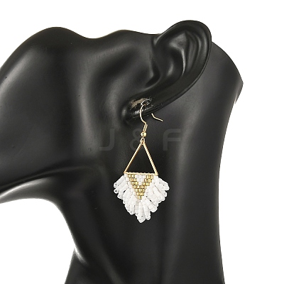 304 Stainless Steel Dangle Earrings EJEW-MZ00806-01-1