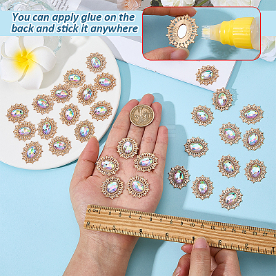 30Pcs Zinc Alloy Cabochons FIND-FG0005-56C-1