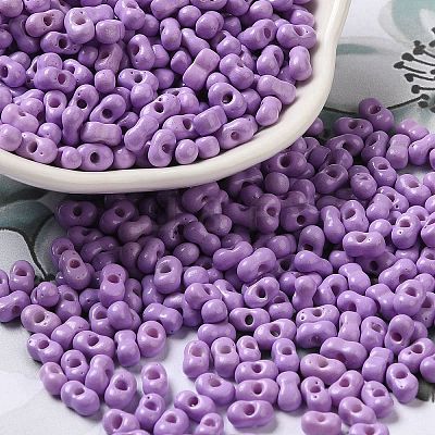 Baking Paint Glass Seed Beads SEED-K009-01A-11-1