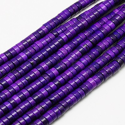 Synthetic Turquoise Beads Strands TURQ-G110-6x3mm-03-1