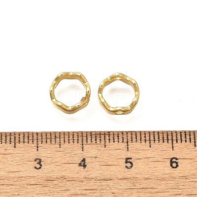 Rack Plating Brass Bead Frame KK-M309-35A-G-1