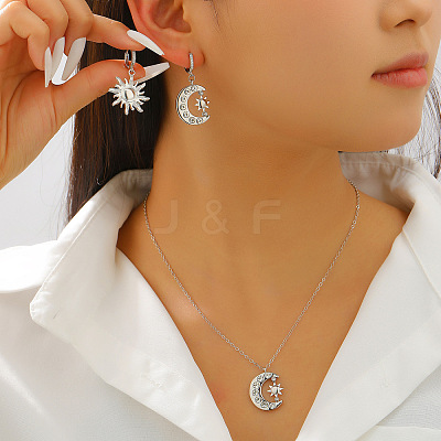 Brass Crystal Rhinestone Earrings & Necklaces WG06C1A-08-1