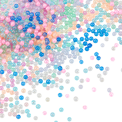 130G 10 Colors Luminous Bubble Beads SEED-OC0001-07-1