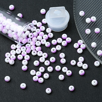 6/0 Opaque Glass Seed Beads SEED-YW0002-13C-1