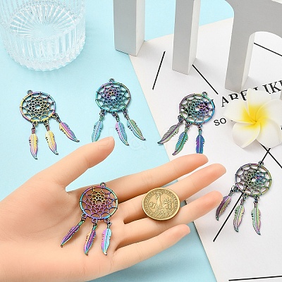 5Pcs Alloy Big Pendants FIND-YW0008-54-1