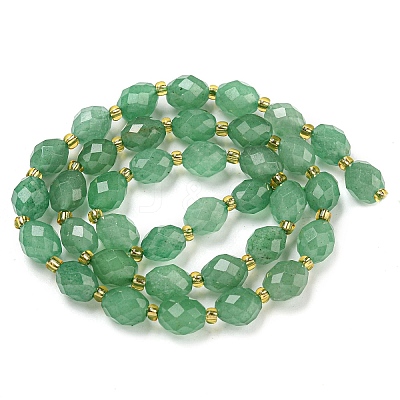 Natural Green Aventurine Beads Strands G-N342-42-1