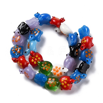 Handmade Lampwork Beads LAMP-F020-04-1