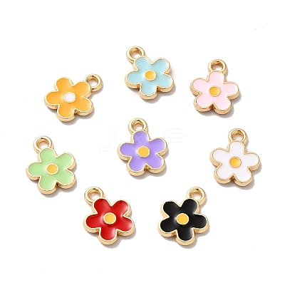 Alloy Enamel Charms ENAM-D043-02G-1