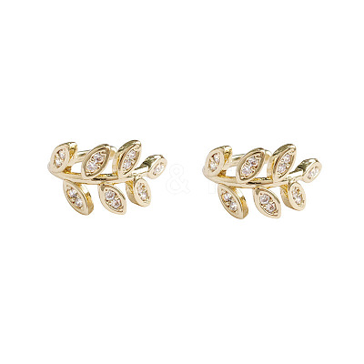 Alloy Leaf Cuff Earrings WG3D3A6-01-1