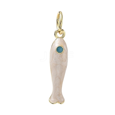 Brass Enamel Pendants KK-CBA6980-11G-A-1