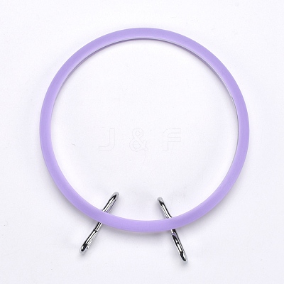 Ring Embroidery Plastic Hoops TOOL-WH0029-05B-1