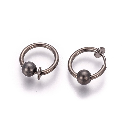 Electroplate Brass Retractable Clip-on Earrings EJEW-L221-02E-1
