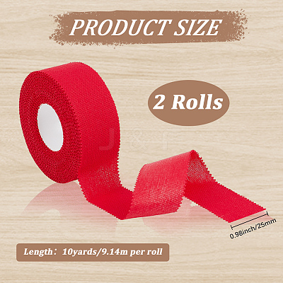 2 Rolls Cotton Underwrap Bandages AJEW-CY0002-38A-1