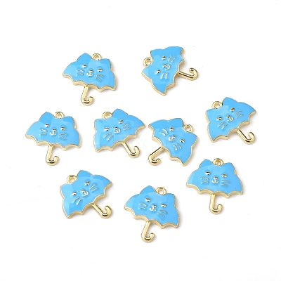 Alloy Enamel Pendants ENAM-CJC0012-007F-1