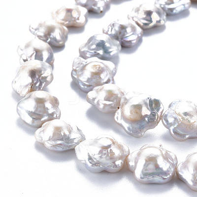 Natural Keshi Pearl Beads Strands PEAR-S020-A01-1