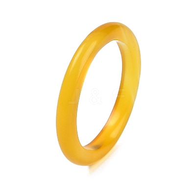 Dyed & Heated Natural Agate Finger Rings for Women RJEW-Z075-01I-1