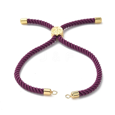 Cotton Cord Bracelet Making KK-F758-03Q-G-1