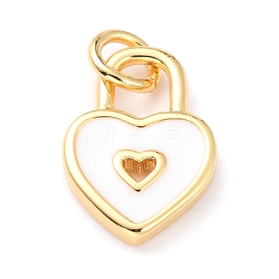 Brass Enamel Pendants KK-M218-11C-RS-1