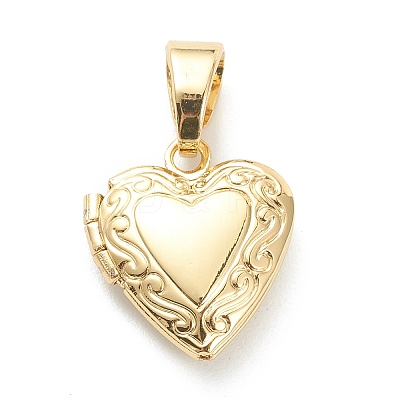 Brass Locket Pendants LS-KK-P199-15G-1