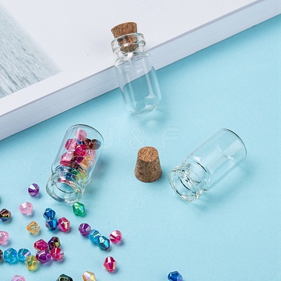 Glass Jar Bead Containers X-CON-Q017-1