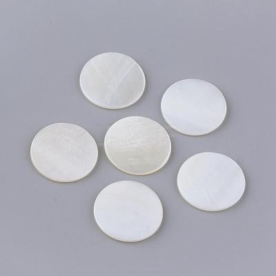 Freshwater Shell Cabochons SHEL-Q008-36-1