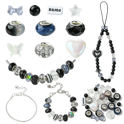 DIY Brass European Bracelets Making Sets DIY-YW0012-72-1