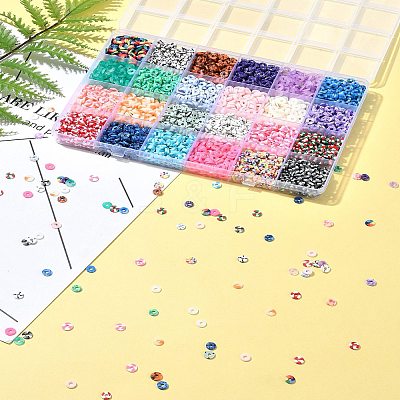 168G 24 Styles Handmade Polymer Clay Beads CLAY-FS0001-38-1