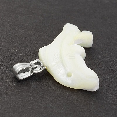 Natural Trochid Shell/Trochus Shell Pendants SSHEL-K027-14-1